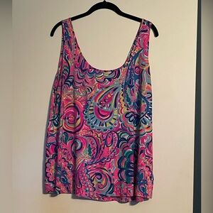 EUC Lilly Pulitzer Tank - Size XL 100% Pima Cotton